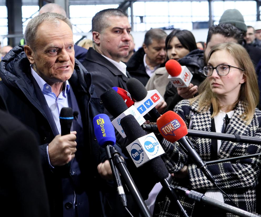 Donald Tusk w Rafako w Raciborzu