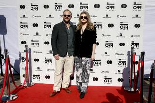 Borys Szyc z córką na festiwalu w Krakowie