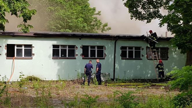 Pożar na ul. Twardowskiego