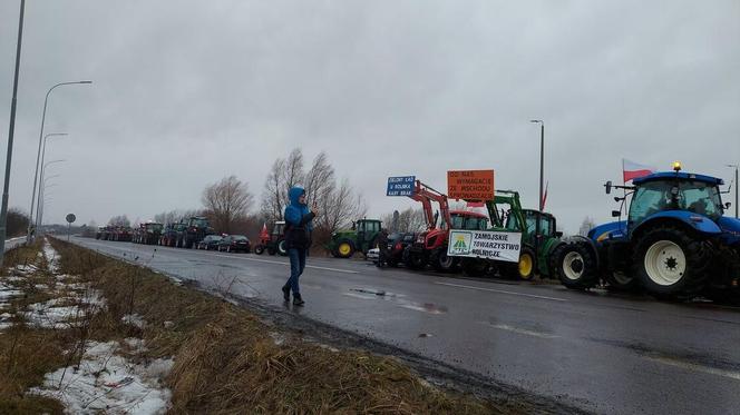 Protest rolników Zamość 2024