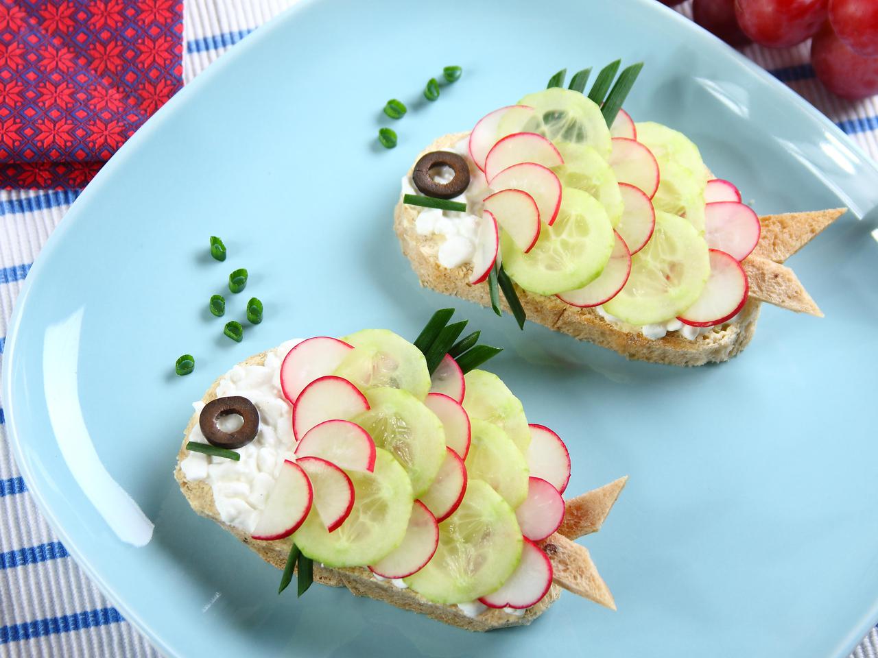 Kanapka dla dzieci - rybka: prosty przepis na efektowną kanapkę