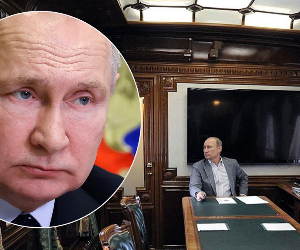 Putin chowa się w pancernym pociągu