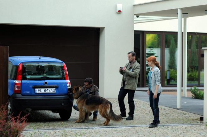 Komisarz Alex 4 sezon odcinek 41 (odc. 2). Puchała (Ireneusz Czop), Michał Orlicz (Antoni Pawlicki), Lucyna (Magdalena Walach)