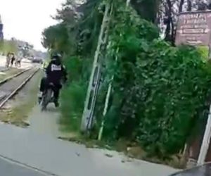 Szaleńcza ucieczka ulicami Piaseczna