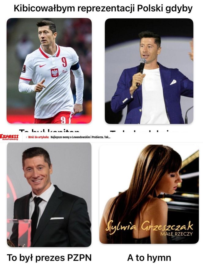 Najlepsze memy o Lewandowskim i Probierzu. Internauci nie zawiedli 
