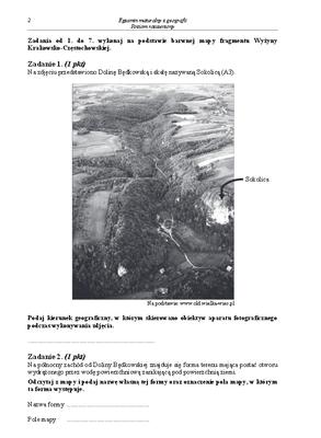 Arkusz geografia rozszerzony matura 2014