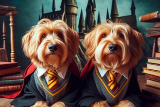 Harry Potter. Bohaterowie książek, jako słodkie szczeniaczki! To musisz zobaczyć! [ZDJĘCIA]