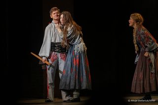 Marta Nawrocka w Operze Lubelskiej. Klasa, uśmiech i piękny gest