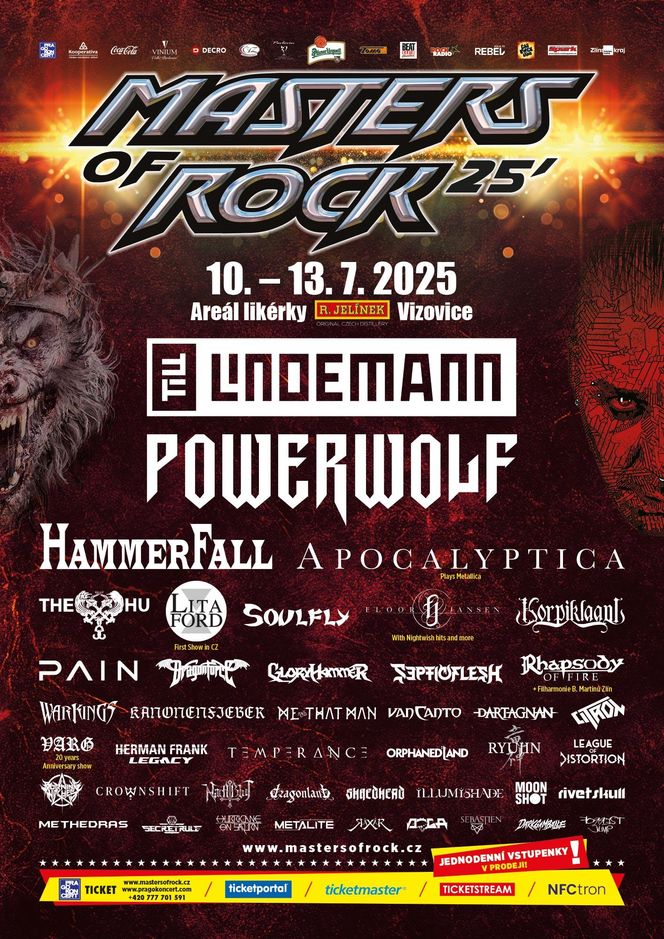 Masters of Rock 2025 - plakat