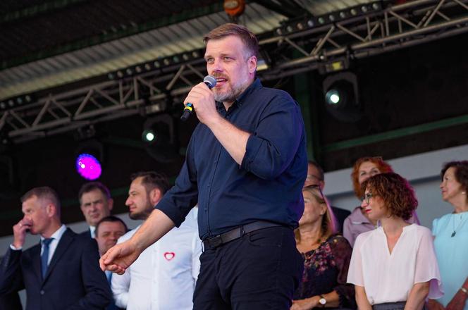 Adrian Zandberg na święcie kapusty