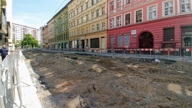 Przebudowa ulic w centrum Szczecina - maj 2020