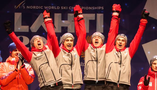 Kamil Stoch, Maciej Kot, Dawid Kubacki, Piotr Żyła