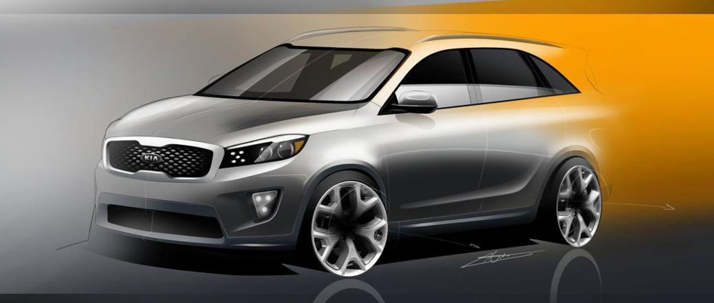 Kia Sorento 2015 - szkice