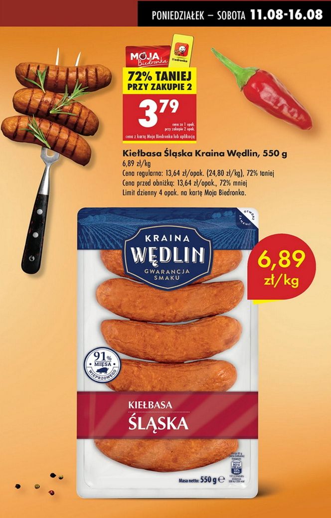  Promocje w Biedronce na długi weekend
