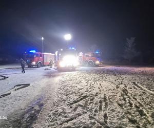 Pożar kurnika połączonego z budynkiem mieszkalnym pod Gorzowem