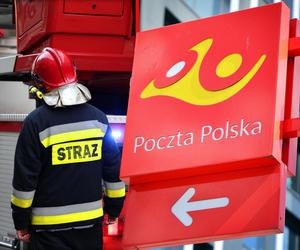 Ewakuacja budynku Poczty Polskiej! Dwie osoby zabrane do szpitala. Na miejscu grupa chemiczna
