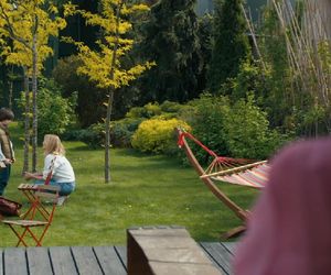 Barwy szczęścia, odcinek 3240. Mateuszek (Filip Kowalewicz), Dominika (Karolina Chapko), Sonia (Weronika Nockowska)