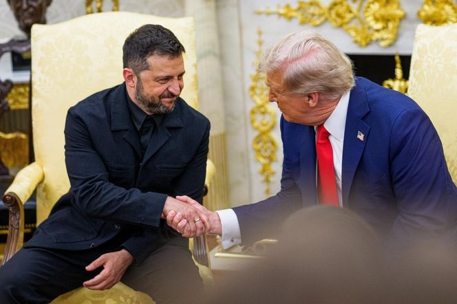 Spotkanie Zełeński - Trump w Białym Domu z udziałem europejskich liderów