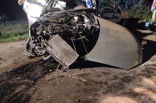 Śmiertelny wypadek pod Tomaszowem Lubelskim! 31-latek zginął w zmiażdżonym fordzie [ZDJĘCIA]