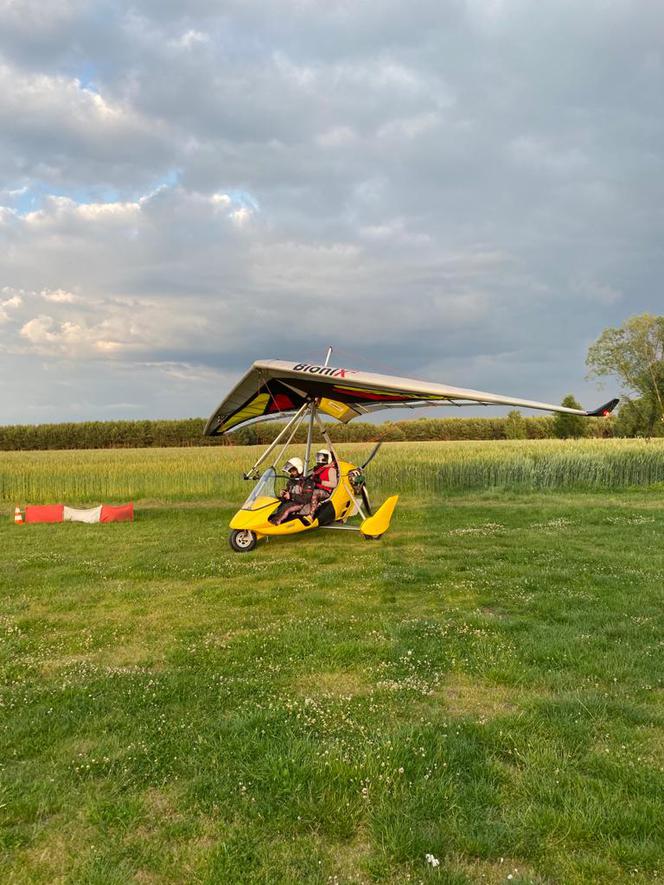 Motolotnią nad Ostrzeszowem ? Są tacy pasjonaci ! [AUDIO, WIDEO]