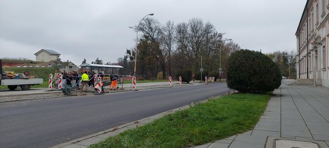 ulica Akademicka w remoncie