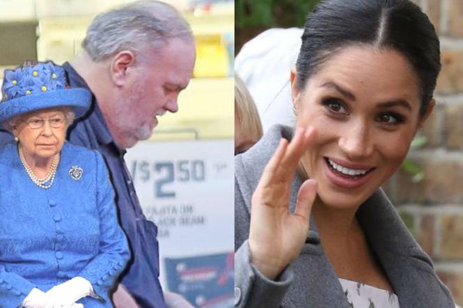 Thomas Markle, Meghan Markle i Elżbieta II