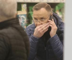 Andrzej Duda na zakupach przedświątecznych