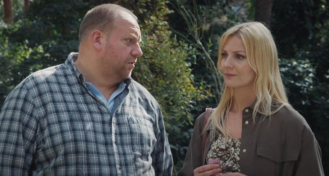 M jak miłość odc. 1843. Tadeusz (Bartłomiej Nowosielski), Jagoda (Katarzyna Kołeczek) 