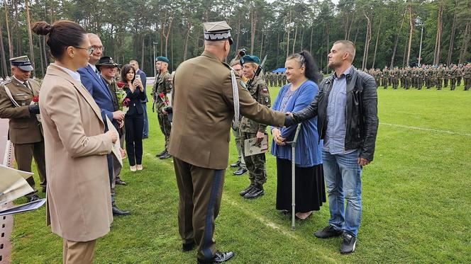 Przysięga wojskowa w Złocieńcu