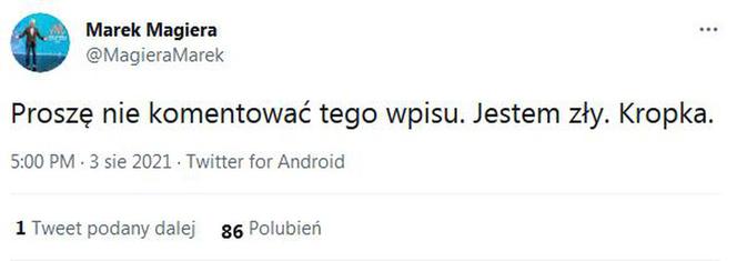 Dziennikarz Marek Magiera