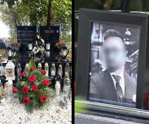 Nowy grób Patryka P., syna Sylwii Peretii. Na mogile stanęła wymowna rzeźba [ZDJĘCIA]