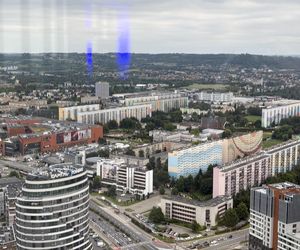 Byliśmy 40, piętrze najwyższego budynku mieszkalnego w Polsce. Widok jest niesamowity