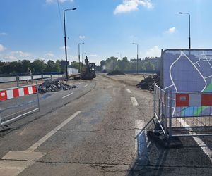 Remont mostu Grunwaldzkiego w Krakowie