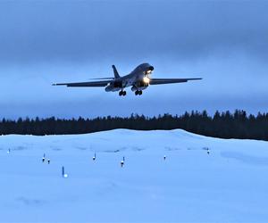 B-1B Lancer w bazie Luleå-Kallax