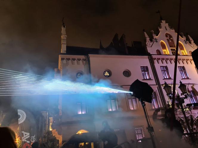 Rzeszów. Pokaz laserowy na Rynku [ZDJĘCIA]