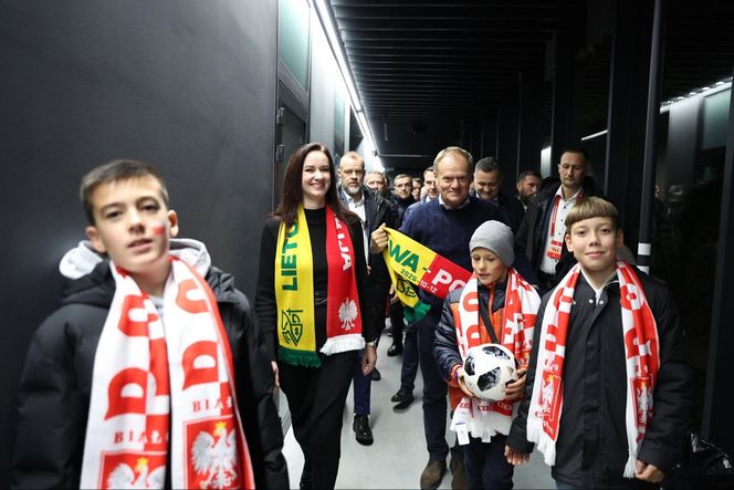 Premier na meczu Polska-Litwa
