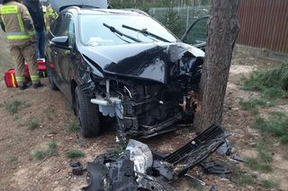 Wypadek na DK-63 pod Wiśniewem