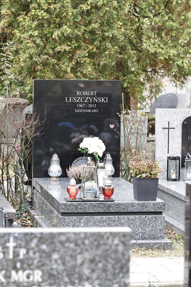 Tak wygląda grób Roberta Leszczyńskiego