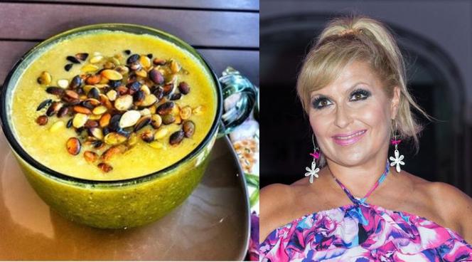 Katarzyna Skrzynecka gotuje light: zobacz przepis na jej zupę-krem z ogórków małosolnych