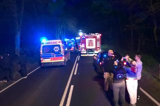 Wypadek w miejscowości Dminin na DK 63 spowodował duże utrudnienia