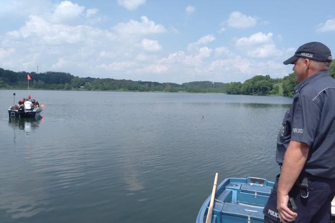 Tragedia nad jeziorem Górzno. Akcja poszukiwawcza trwała kilkanaście godzin