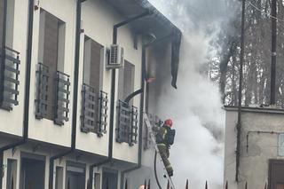 Potworny pożar w Markach. Strażacy znaleźli zwęglone zwłoki 