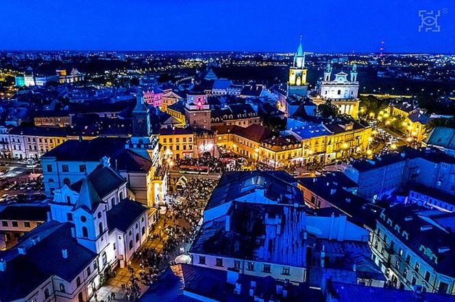 Lublin - brak oświetlenia nad ranem, czyli oszczędzanie ratusza