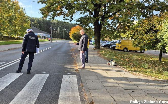 Zielona Góra. Basia miała tylko 14 lat, zginęła potrącona przez seata. Poruszający widok na miejscu tragedii