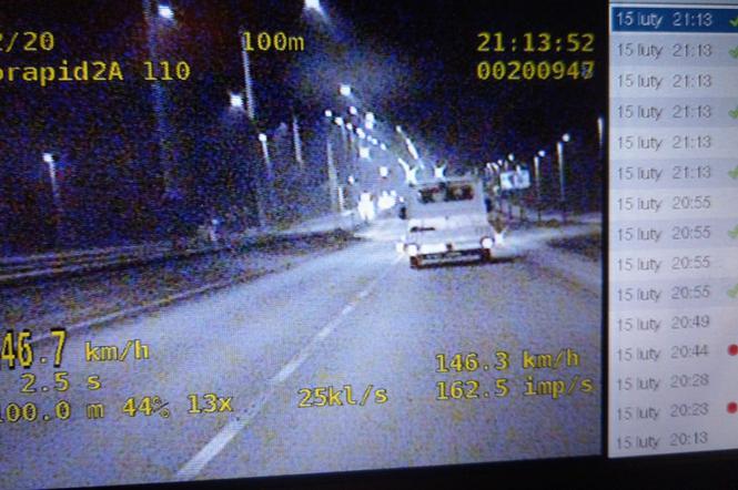 Kierowca lawety pędził aż 146 km/h na dwupasmowej ulicy w Łodzi
