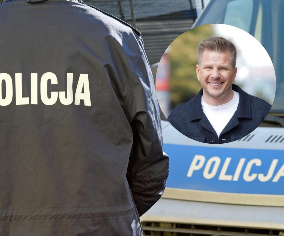 Policja i Filip Chajzer