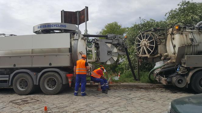 Zrzut ścieków po awarii w przepompowni