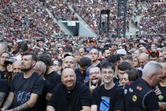Koncert AC/DC w Warszawie (4.07.2025) - część druga. Organizatorem koncertu jest Live Nation