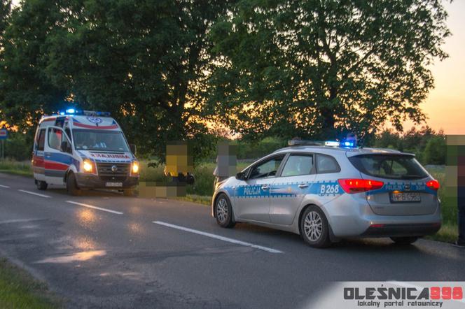 Rowerzystka zginęła w wypadku pod Oleśnicą