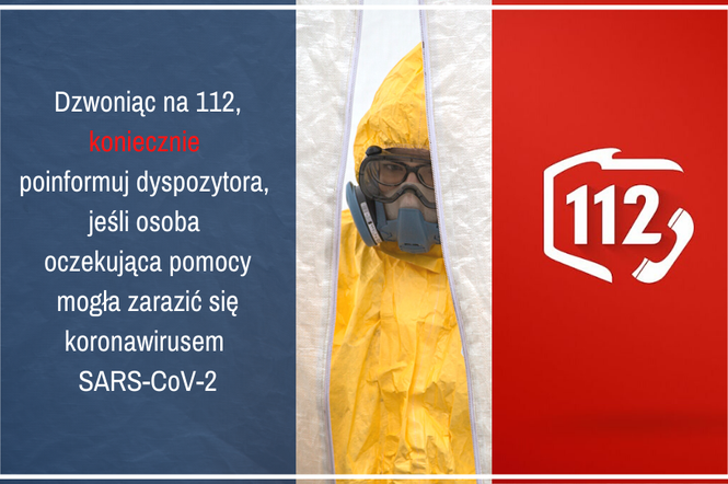 Nr 112 - informuj dyspozytorów o koronawirusie. Apel wojewody lubelskiego